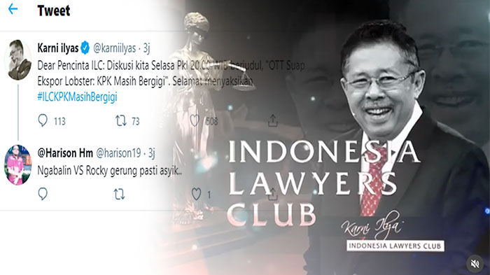 JUDUL ILC Terbaru 1 Desember 2020, Netizen Usul Ngabalin Vs Rocky Gerung Narasumber ILC Tv One Live