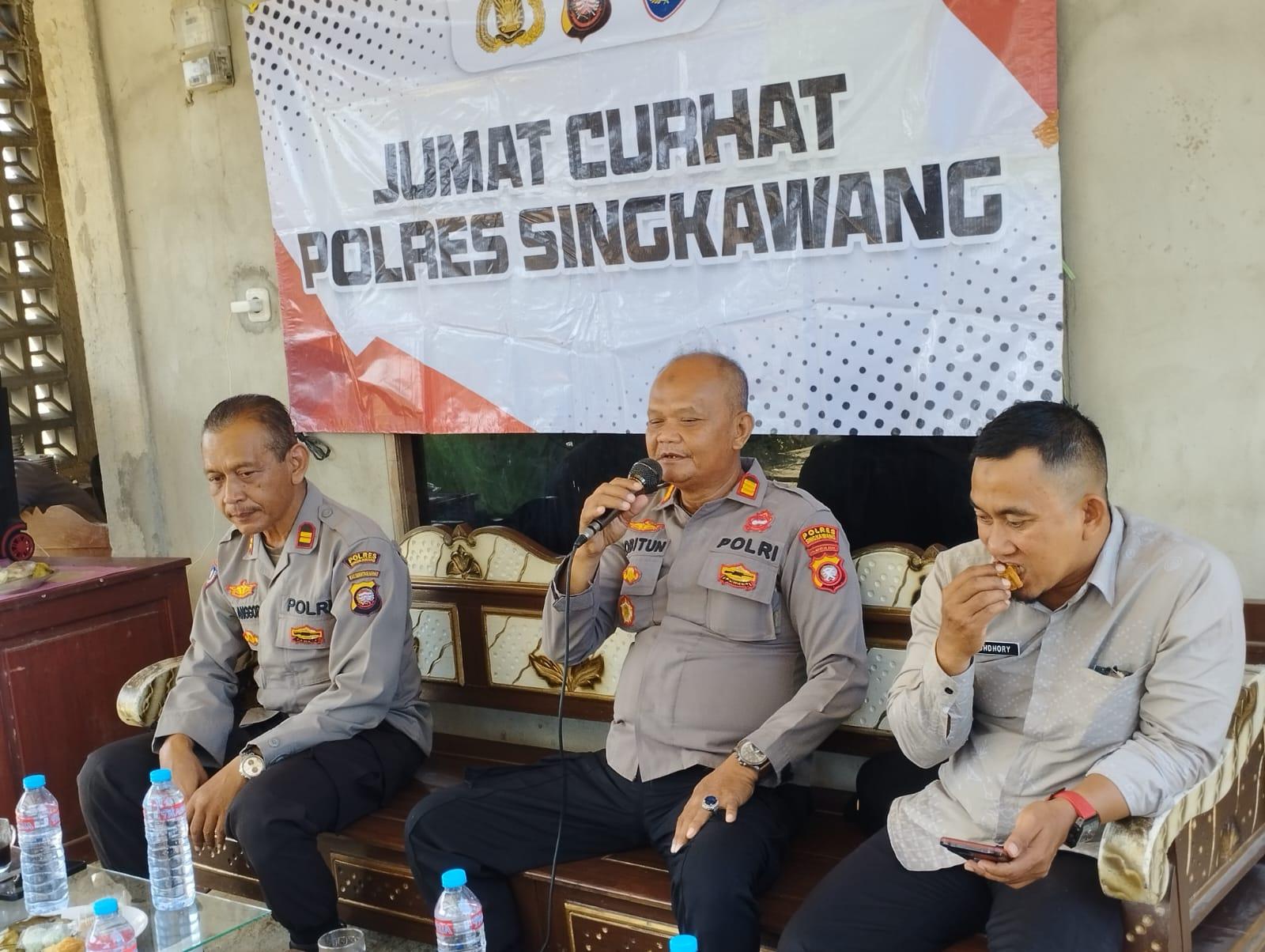 Jumat Curhat, Warga Singkawang Utara Sampaikan Aspirasi demi Lingkungan yang lebih Aman - Tribunpontianak.co.id