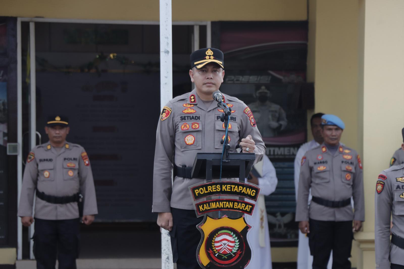 Pimpin Sertijab Pejabat Polres, Kapolres Ketapang Tekankan Jaga Integritas Polri Dimanapun Bertugas