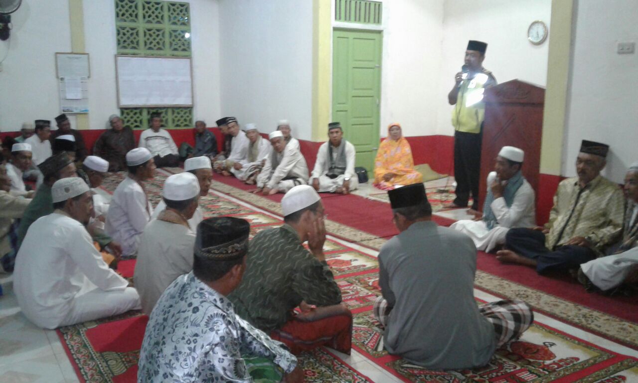 Hadiri Safari Sajadah Fajar, Ini yang Disampaikan Kapolsek Tebas