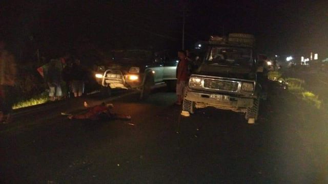 Laka Lantas Antara Motor Dengan Mobil, Pengendara Motor Luka Berat