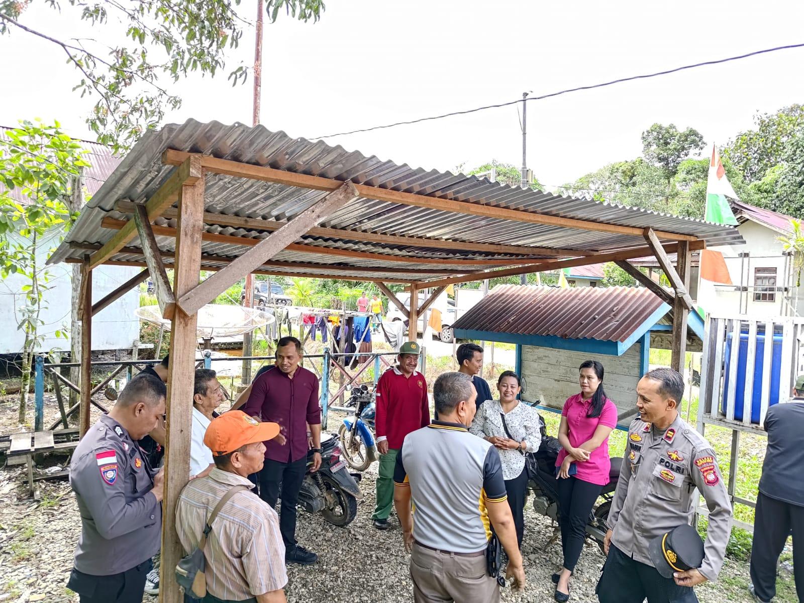 Tim Kampung Tangguh Bebas Narkoba dan Personel Sat Resnarkoba Polres Kapuas Hulu Patroli Dialogis