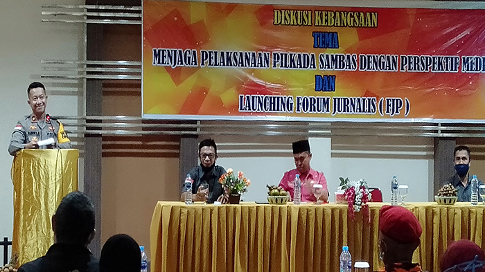 Wakapolres Sambas: FJP Diharapkan Bisa Meminimalisir Penyebaran Berita Bohong