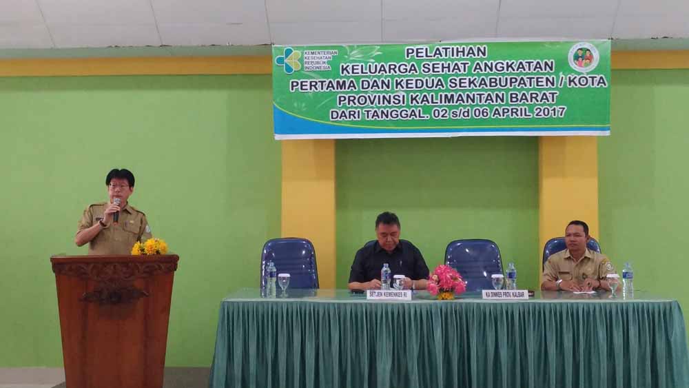 Capai Keluarga Sehat, Diskes Kalbar Lakukan Pendekatan Keluarga