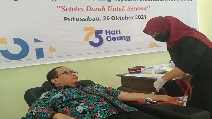 Kementerian Keuangan RI Laksanakan Donor Darah di Putussibau