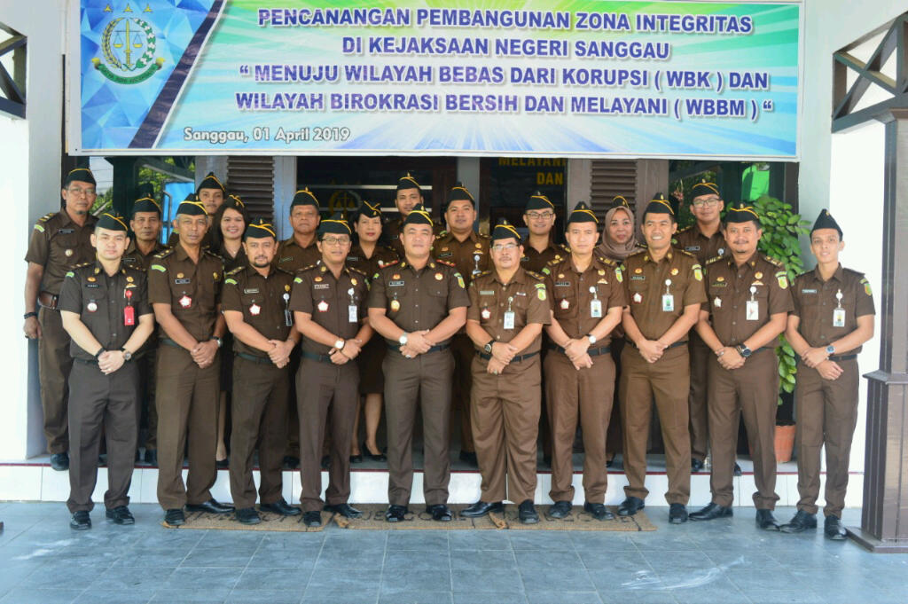 Kejari Sanggau Canangkan Zona Integritas Menuju Wilayah Bebas Dari Korupsi