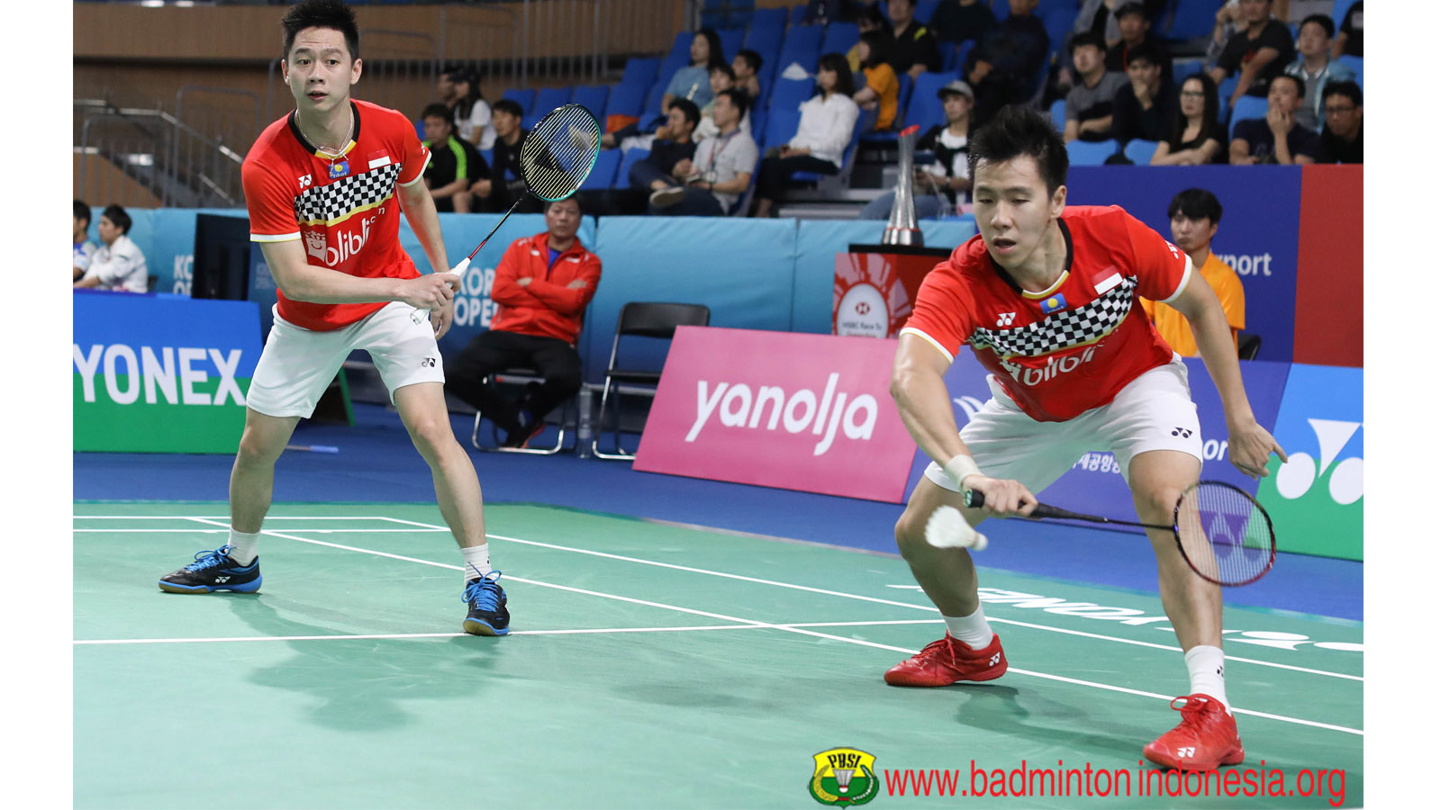 SESAAT LAGI ! LIVE Perempat Final Korea Open 2019 di Streaming Usee TV, Fajar/Rian Vs Marcus/Kevin