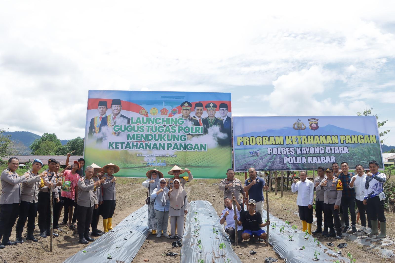 Polres Kayong Utara Mengikuti Zoom Meeting Launching Gugus Tugas Polri Mendukung Ketahanan Pangan