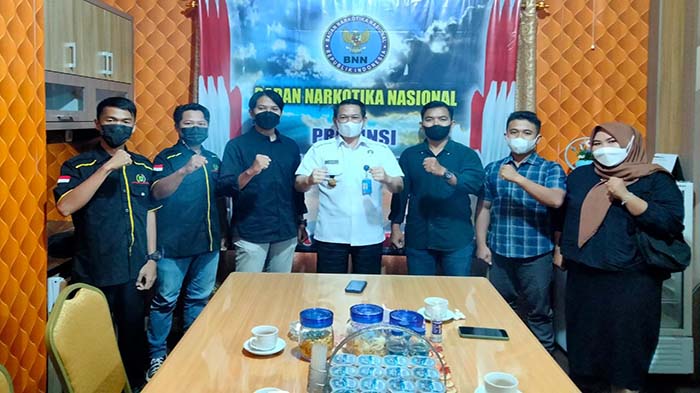 Rencanakan Seminar Pemuda Anti Narkoba, Mahasiswa Sambas Audiensi Ke BNN Provinsi Kalimantan Barat