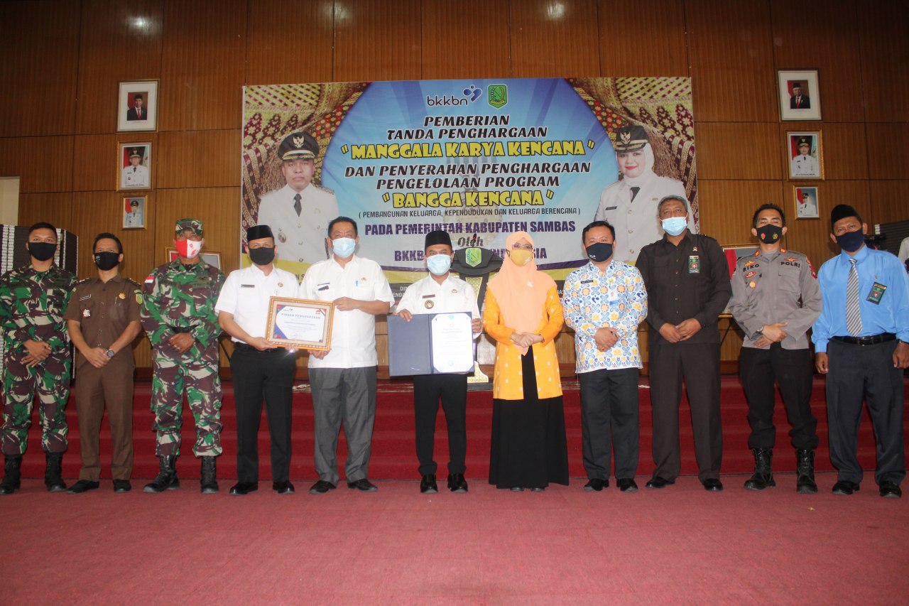 Dukung Program KB Sejuta Akseptor, Kodim 1208/Sambas Diganjar Penghargaan