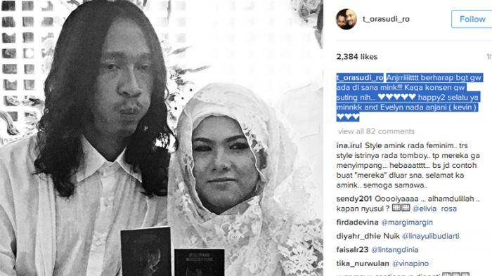 Aming Menikah dengan Kevin, Netizen: Cewek atau Cowok?