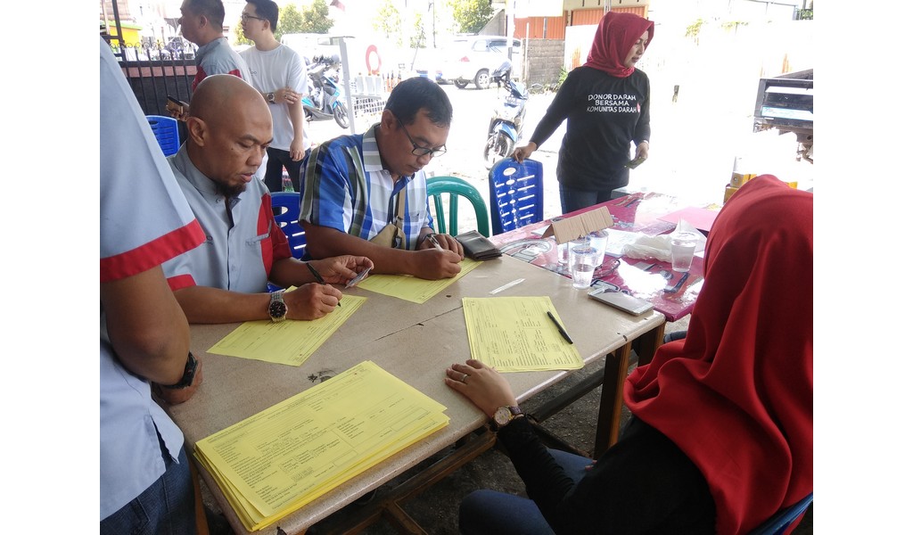 Komunitas Darah AB Melakukan Kegiatan Donor Darah, Ada Doorprize Loh