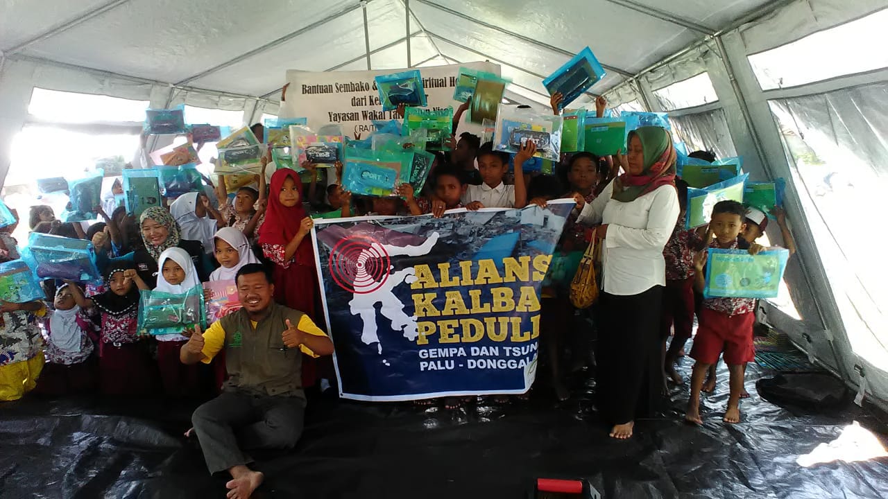 Mengharukan! Anak-anak Korban Bencana Gempa Sigi, Palu dan Donggala Ucapkan Ulang Tahun Pontianak