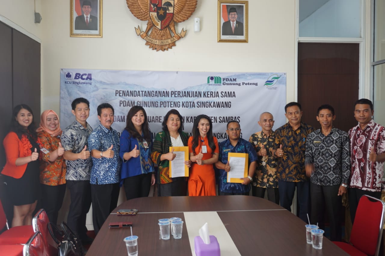 Kerjasama dengan Bank BCA, Killin: Banyak Pelanggan PDAM Berdomisili di Luar Singkawang