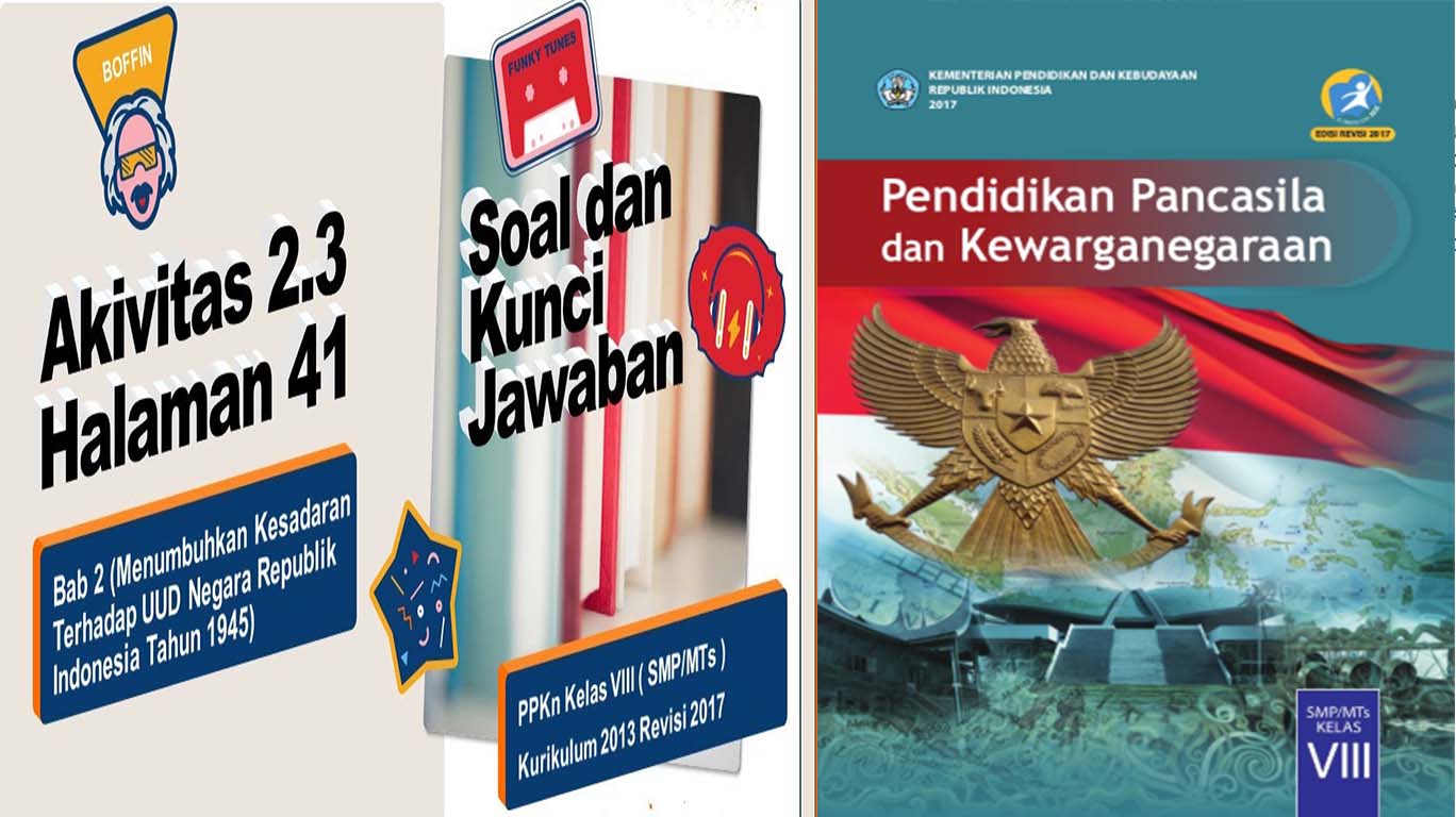 KUNCI Jawaban Soal PKN Kelas 8 SMP Halaman 41 42 : Aktivitas 2.3