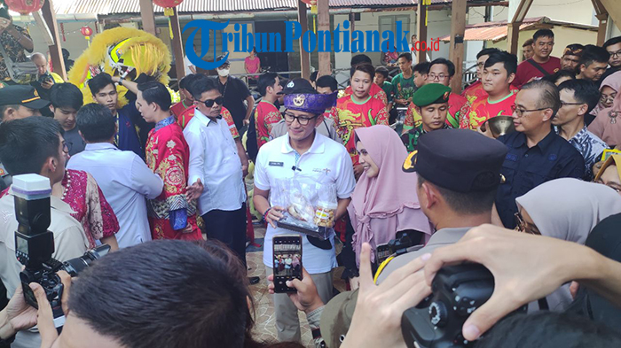 Menteri Pariwisata Sandiaga Uno Akan Dorong Event Baru Sekelas Cap Go Meh di Kota Singkawang