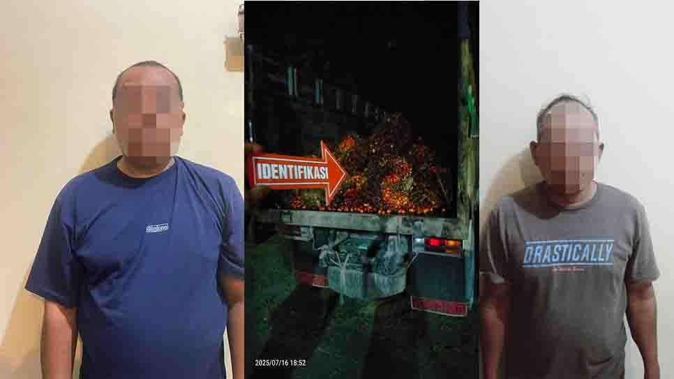 Diduga Gelapkan TBS Milik Perusahaan di Sambas, 2 Pria Diamankan Polisi