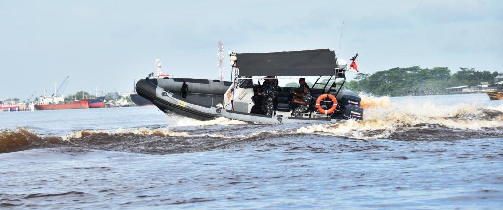 Lantamal XII Dukung Pengamanan Laut Kunjungan Kerja RI 1 Ke Kalbar