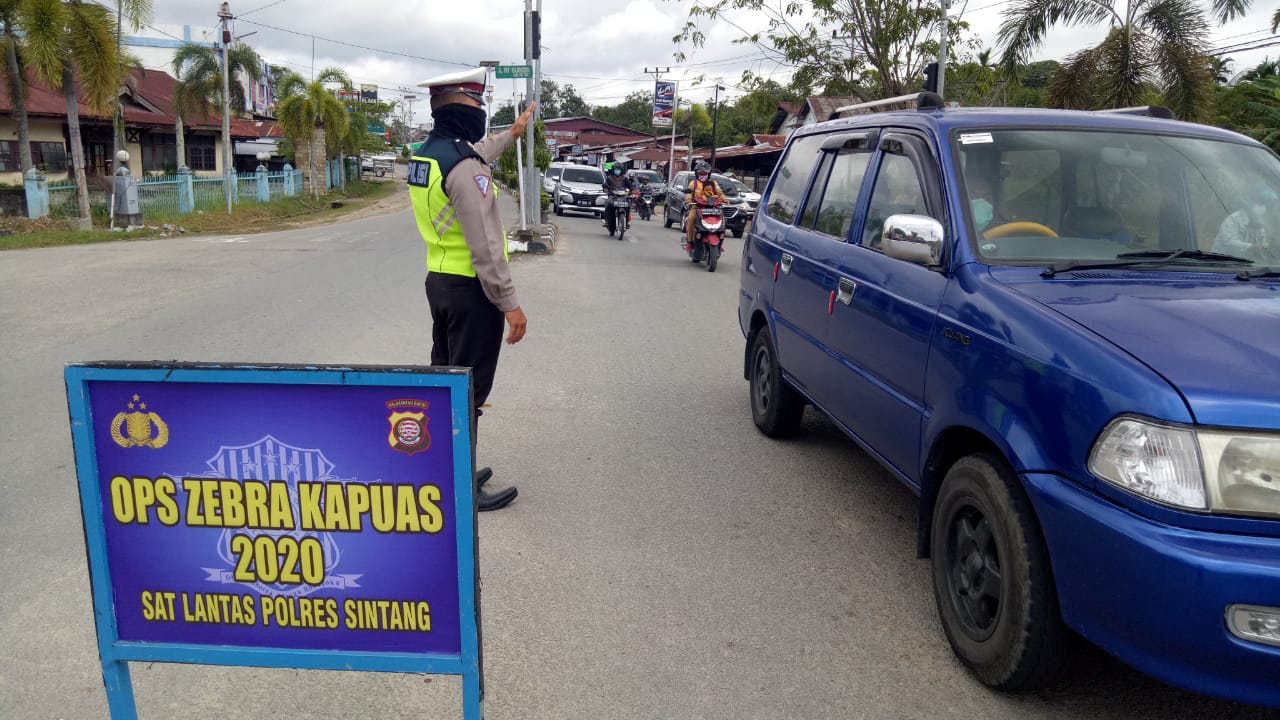 Operasi Zebra Kapuas 2020 Dimulai, Berikut Sasarannya