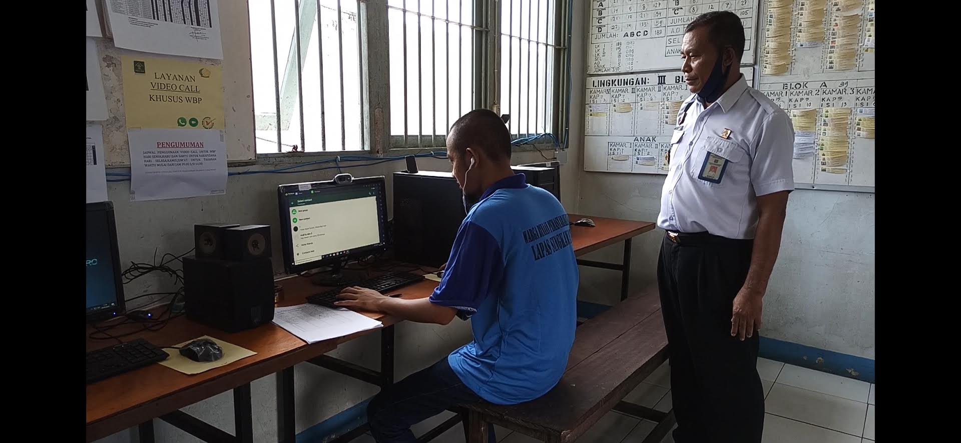 Lapas Singkawang Tutup Kunjungan Lebaran, Siapkan Silaturahmi Online Bagi Napi