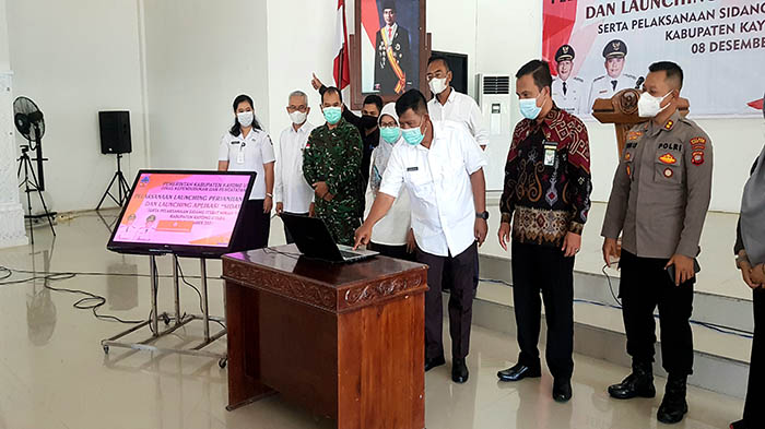 Disdukcapil Kayong Utara Launching Aplikasi SIDATOKKU, Bantu Masyarakat Dimasa Pandemi COVID-19
