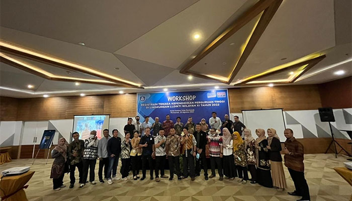LLDIKTI Wilayah XI Gelar Workshop Registrasi Tenaga Kependidikan Perguruan Tinggi