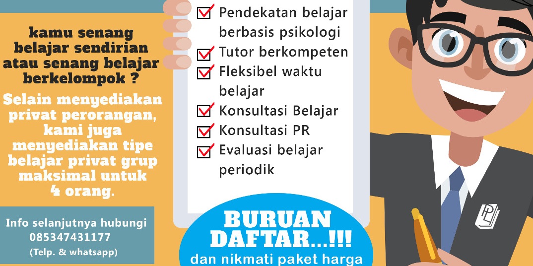 Cari Les yang Sesuai Karakter Anak? Persona Learning Pontianak Jawabannya