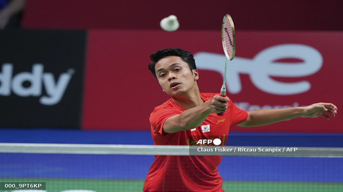 Live Hasil Anthony Sinisuka Ginting vs Prannoy HS Semifinal Badminton Swiss Open 2022 di Inews TV