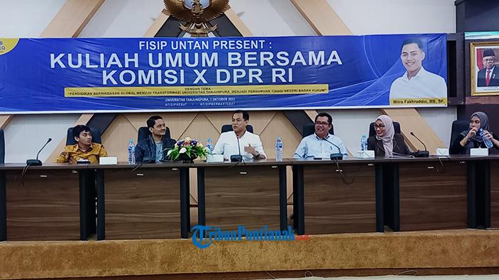 Fisip Untan Gelar Kuliah Umum, Transformasi Perguruan Tinggi Negeri Berbadan Hukum