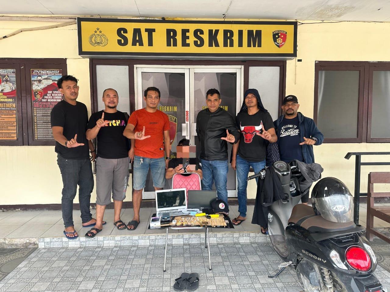 Tim Gabungan Polres Landak Tangkap Residivis Spesialis Pembobol Rumah Kosong