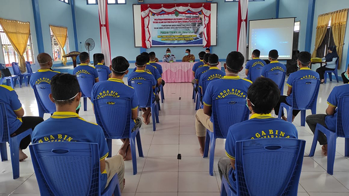 Dinas Tenaga Kerja Sambas Berikan Pelatihan Warga Binaa Rutan Kelas II B Sambas