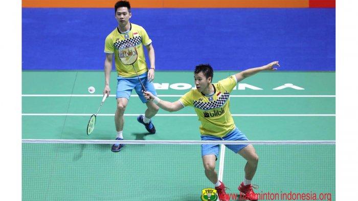 Marcus Fernaldi /Kevin Sanjaya Melaju ke Babak Kedua Korea Open 2019 Setelah Kalahkan Wakil Malaysia