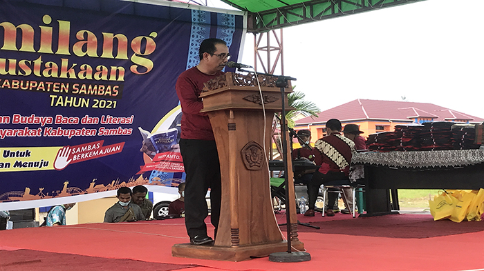 Segera Rampung, Gedung Perpustakaan Daerah Sambas Punya Studio