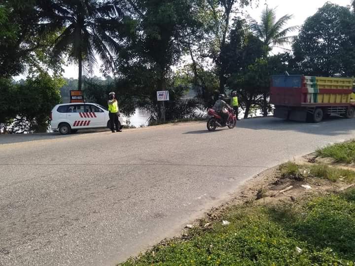 Warga Sambut Baik Sat Lantas Polres Sanggau Gencarkan Patroli di Daerah Rawan Laka lantas