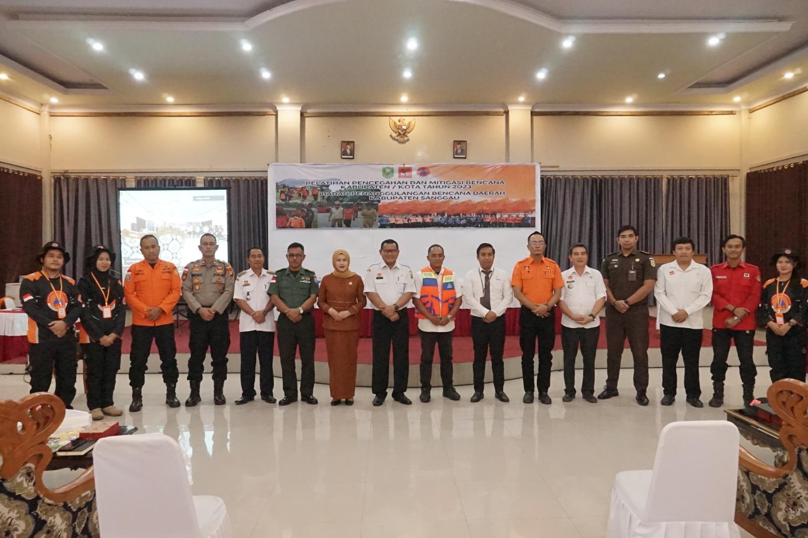 Buka Pelatihan Pencegahan dan Mitigasi Bencana, Sekda Sanggau Pesan soal Program Penanggulangan