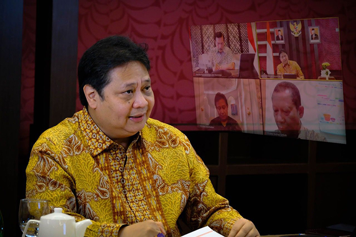 Angka Kasus Omicron Tinggi , Menteri Airlangga: Angka Kematian Akibat Varian Omicron Cukup Rendah