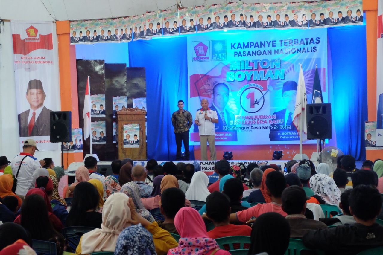 Kampanye Dialogis di Ketapang, Milton : Kami Tidak Asal Berjanji