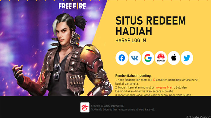 MOD MENU FF 2021 Terbaru, Cek Kode Redeem FF Hari Ini 7 Februari 2021 untuk Reward FF Gratis !