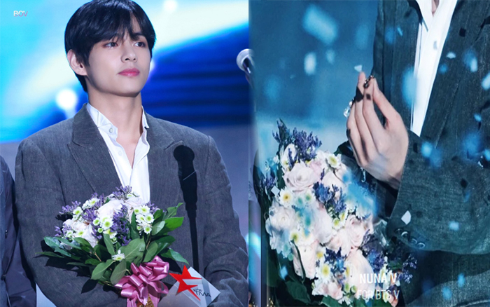 Momen Menggemaskan V BTS Temukan Anting Wanita di Panggung, Akankah Menjadi Kisah Cinderella?