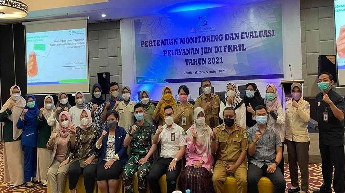 Tingkatkan Mutu Layanan Program JKN-KIS, BPJS Kesehatan Pontianak Gelar Pertemuan Monev FKRTL