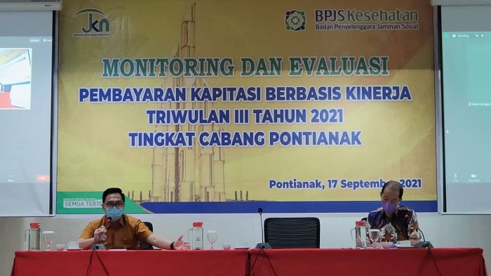 Optimalkan Layanan di FKTP, BPJS Kesehatan Pontianak Gelar Pertemuan Monev KBK TW III