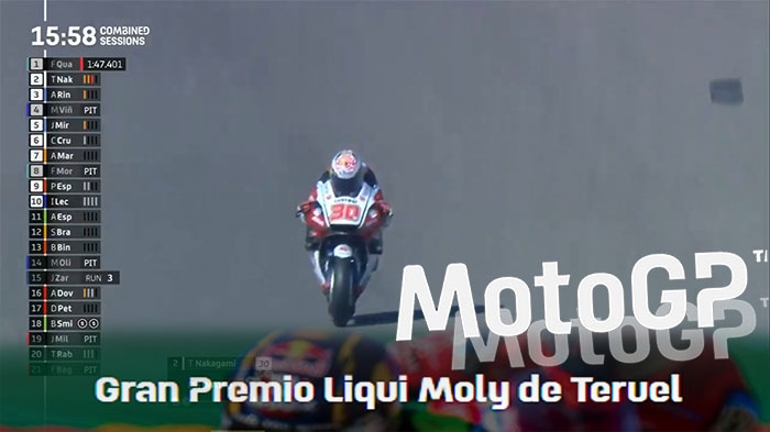 CRASH Nakagami, Morbidelli Lead | SEDANG LIVE, Link Streaming MotoGP Teruel 2020 Next Moto2 2020