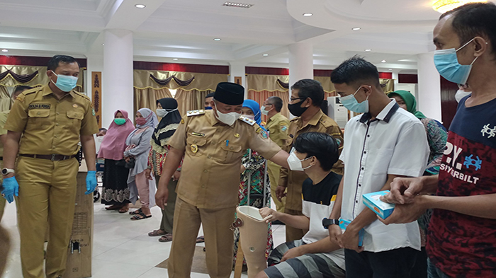 Wabup Muhammad Pagi Harap Penyandang Disabilitas di Mempawah Tetap Semangat dan Percaya Diri