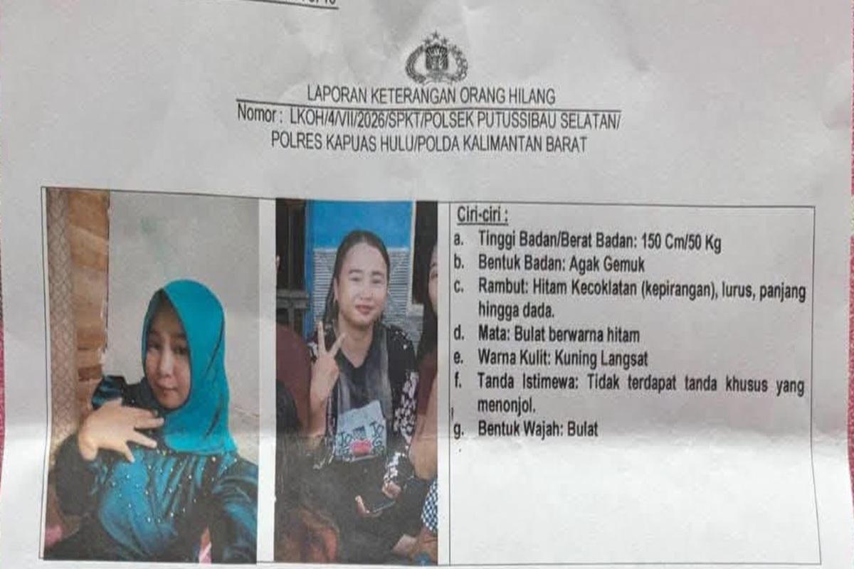 Pulang Kerja Rumah Berantakan! Kronologi Juliana Usia 35 Tahun Hilang di Kedamin Hulu Kapuas Hulu - Tribunpontianak.co.id