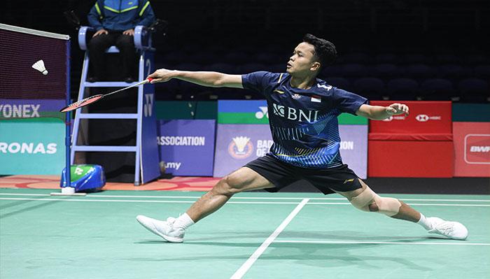 Live Hasil Antony Ginting vs Weng Hong Yang Hari Ini Update Skor French Open 2024 Hari Pertama