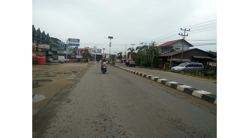 Kondisi Lalu-lintas di Jalan Lintas Melawi Kabupaten Sintang Terpantau Lengang