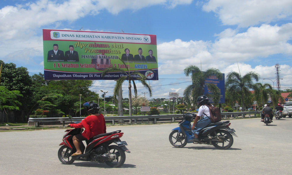 Wabup Sintang Imbau Wujudkan Komitmen Bebas Kaki Gajah Pada Tahun 2020
