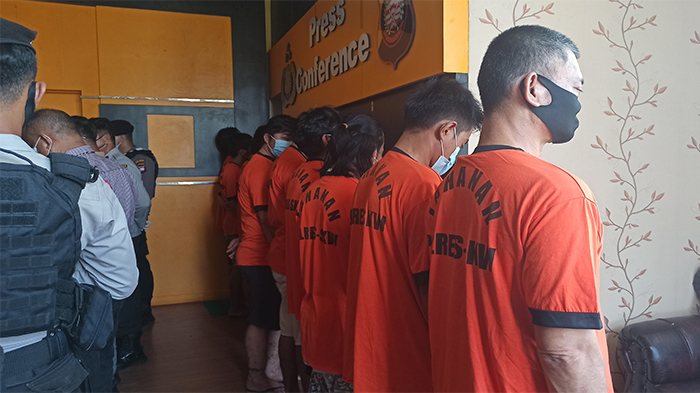 Polisi Ringkus 11 Pengedar Narkoba, Tersangka Akui Paket Kecil Dijual Dengan Harga Rp. 50 Ribu