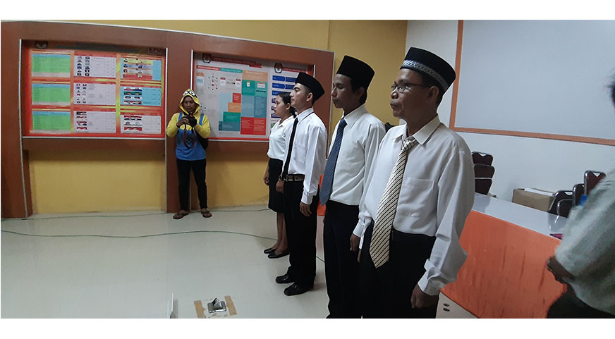 KPU Mempawah Lantik PAW PPK dan PPS