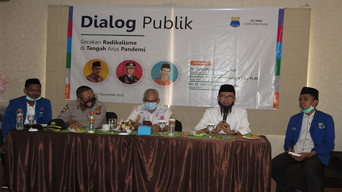 Tangkal Radikalisme Ditengah Arus Pandemi, PC PMII Kota Pontianak Gelar Dialog Publik